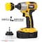 Drill Brush Power Scrubber By Useful Products 5 in W 5 in L Brush, Variety 2in-S-WY-QC-DB - alternate 3